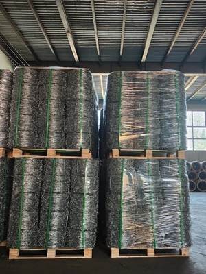 ASTM 6 8 9 10 12 14 18 20 Оцинкованная колючая проволока из стали для длины колючей проволоки требования клиентов и защитная конструкция