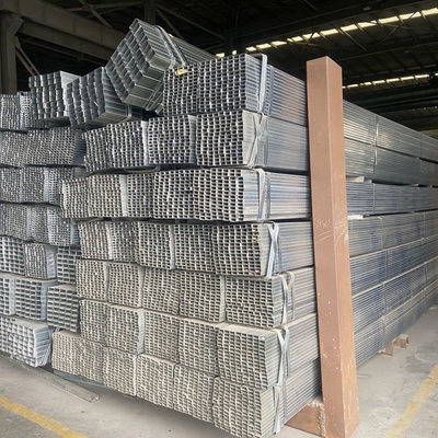 ASTM стандартный предварительно цинковые покрытые квадратные оцинкованные стальные трубы для строительного материала горячее погружение оцинкованные трубы