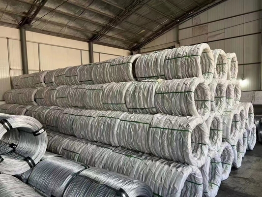 ±1% Tolerance Zinc Coated Q195 Q235 SAE1006 SAE1008 Углеродистая стальная оцинкованная проволока для конструкций