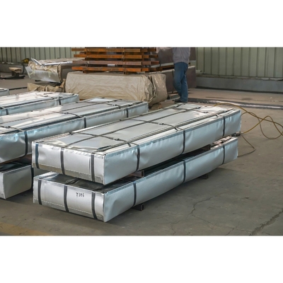 ASTM AZ100 AZ120 AZ150 Гофрированный кровельный лист средней твердости и высокой устойчивости к экстремальным погодным условиям
