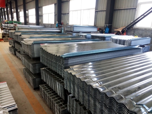 ASTM Standard 28 Gauge Galvalume Corrugated Roofing Sheet в цвете кирпича для жилых крыш или коммерческих зданий