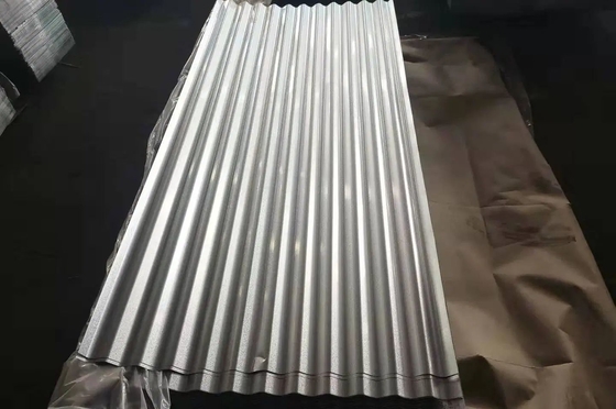 Строительный материал настройка Dx51d Dx52d Dx53d 600mm-1200mm гофрированный металлический стальной лист Galvalume кровельной пластины