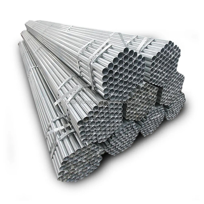 Стальная конструкция ASTM A36 Q235 Круглая оцинкованная стальная труба с сертификатом CE и цинковой покрытием 200-700 г/кв.м.