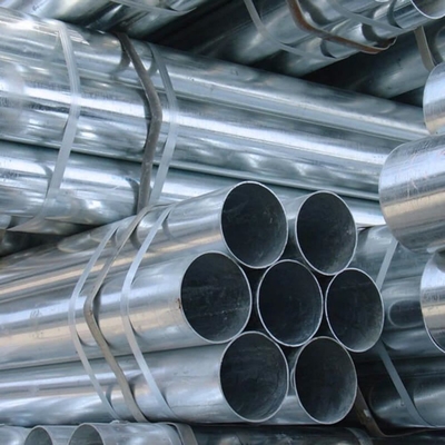 Стальная конструкция ASTM A36 Q235 Круглая оцинкованная стальная труба с сертификатом CE и цинковой покрытием 200-700 г/кв.м.