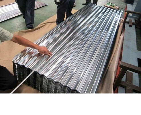 20g-275g Цинковые покрытые регулярные шпинглы SGCC DX51D 0,12-0,8 мм оцинкованные гофрированные углеродные листы для кровельных конструкций