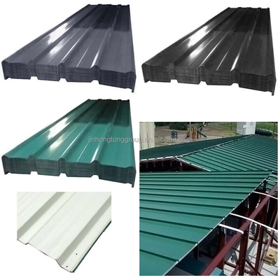 AISI/ASTM/JIS/EN/GB Standard ±1% Tolerance Ppgi Color Coated Corrugated Roofing Sheet for House Panel Construction (Стандарт AISI/ASTM/JIS/EN/EN/GB) Толерантность Ppgi Цветопокрытый гофрированный кровельный лист для строительства панелей домов