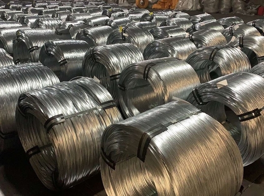Прямая поставка оцинкованной стальной проволоки 5,5 мм 6,5 мм 8 мм Q195 Q235 SAE1006 SAE1008 для индивидуальной длины