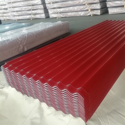 Лист кровельной плиты с нулевым углом настройка GI/Color Coated Corrugated Sheet 0,20 0,25 0,3 мм Толщина PPGI RAL для домов