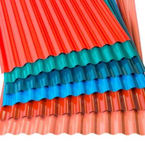 Лист кровельной плиты с нулевым углом настройка GI/Color Coated Corrugated Sheet 0,20 0,25 0,3 мм Толщина PPGI RAL для домов