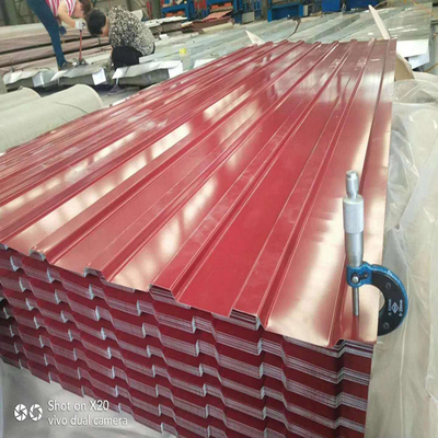 Цветные покрытия гофрированной оцинкованной стали крыша железный лист крышные плитки для сварочной обработки