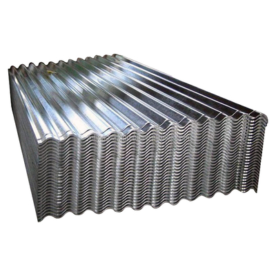Нулевой Spangle 28 / 26 / 24 Gauge оцинкованный гофрированный кровельный лист для ваших требований ± 1% Толерантность Ширина 600-1250 мм