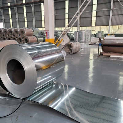 Ширина 600-1500 мм или по требованию оцинкованная стальная катушка ASTM A653 G60 с простым шпаклем и проходом кожи