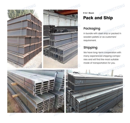 Q235/Q345/ST37-2/ST52/Q420/Q460/S235JR/S275JR/S355JR Горячо прокатаная сталь H/I Beam Universal Beam с сертификацией ISO ASTM