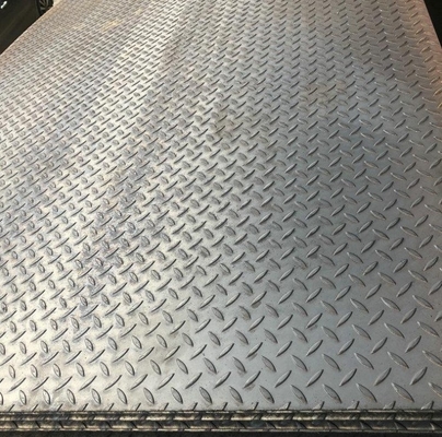 PVOC Certified ASTM Standard Anti-slip Diamond Pattern Hot Rolled Carbon Steel Checkered Plate for Road Surface Paving (Сертифицированная PVOC ASTM Standard Anti-slip Diamond Pattern) Горячекатая проката из углеродистой стали с чекированной плитой для дорожной дорожкой