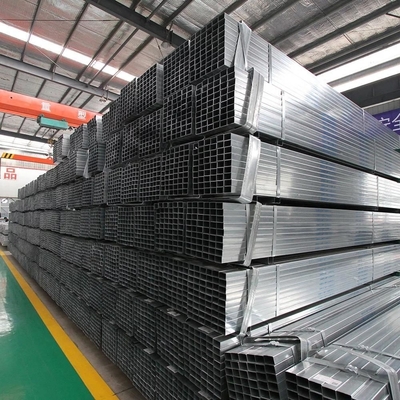 Специально изготовленный горячекатаный прокат ASTM стальной оцинкованной квадратной прямоугольной трубы профиль для нелегированного цинкового покрытия 40-275 г/м2