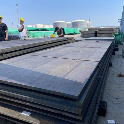 Несплавный плоский лист Углеродистая сталь Плита A36 S235jr ASTM класс B Чекированный рельефный лист для лодок