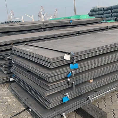 Несплавный плоский лист Углеродистая сталь Плита A36 S235jr ASTM класс B Чекированный рельефный лист для лодок