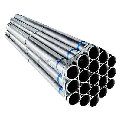 Горячая оцинкованная круглая труба для строительной конструкции ASTM Standard St37 Полая круглая 2,5 дюйма оцинкованная стальная труба