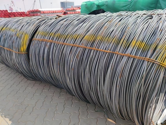 Углеродистая конструктивная сталь HRB 400/500 BS460/ASTM A615 Деформированная стальная штанга Укрепление штанги 12 мм 16 мм горячо проката для строительства