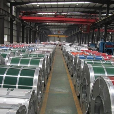 PVDF HDP Поверхность PPGI Цветопокрытая предварительно окрашенная оцинкованная стальная катушка 0,4 мм PPGI катушка для пользы