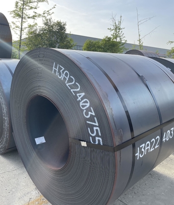 Q195 Q215 Q235 Q255 Q275 Q355 Ss400 Углеродистая стальная горячекатаная катушка с проходом кожи и стандартом BS EN GB AiSi ASTM DIN JIS