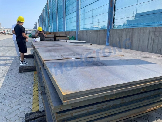 Производство стали Ms Горяче прокатаная угольная стальная плита Q195 Q215 Q235 Q255 Q275 Металлическая стальная плита