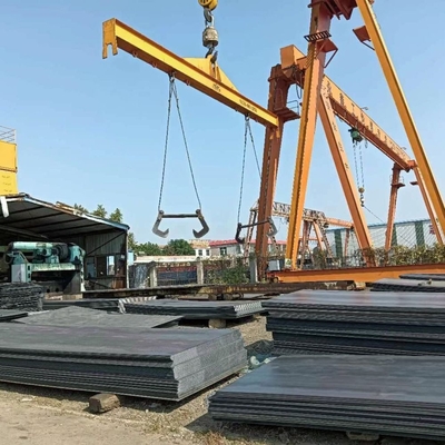 Плита стального листа стали ST37 ST52 черноты Q235B Q355B листа углерода стальная горячекатаная слабая