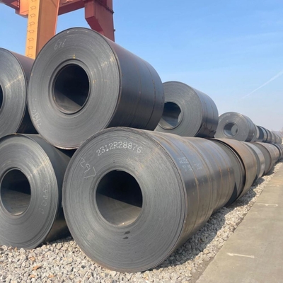 Фабричная цена Astm A36 A283 A387 Q235 Q345 S235jr Горяче прокатаная катушка из углеродистой стали на тонну