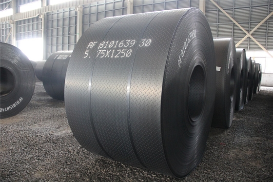 Горячая прокатка Цена ASTM A36 Горячая прокатка S235jr A283 A387 Ms Мягкий 3mm 7mm 9mm Чекированный рисунок стальной пластины катушки лист