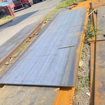 ASTM A572 A36 Q235 Q345 80 мм Ss400 S275jr hrc Ms Горяче прокаленная мягкая угольная сталь Плита Ss355jr St37 Черный железный металл