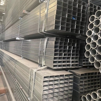 ASTM стандарт St37 полые квадратные трубы 2,5 дюйма оцинкованные стальные трубы горячее погружение оцинкованные квадратные трубы с сваркой и без швов