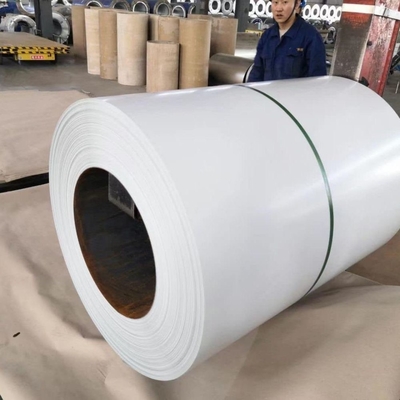 Ral9010 Dx51d Z275 Z08 Az150 Z275 Предварительно окрашенная Gi стальная катушка / Ppgi / цвет покрытый оцинкованный стальной лист в катушке с лучшей ценой