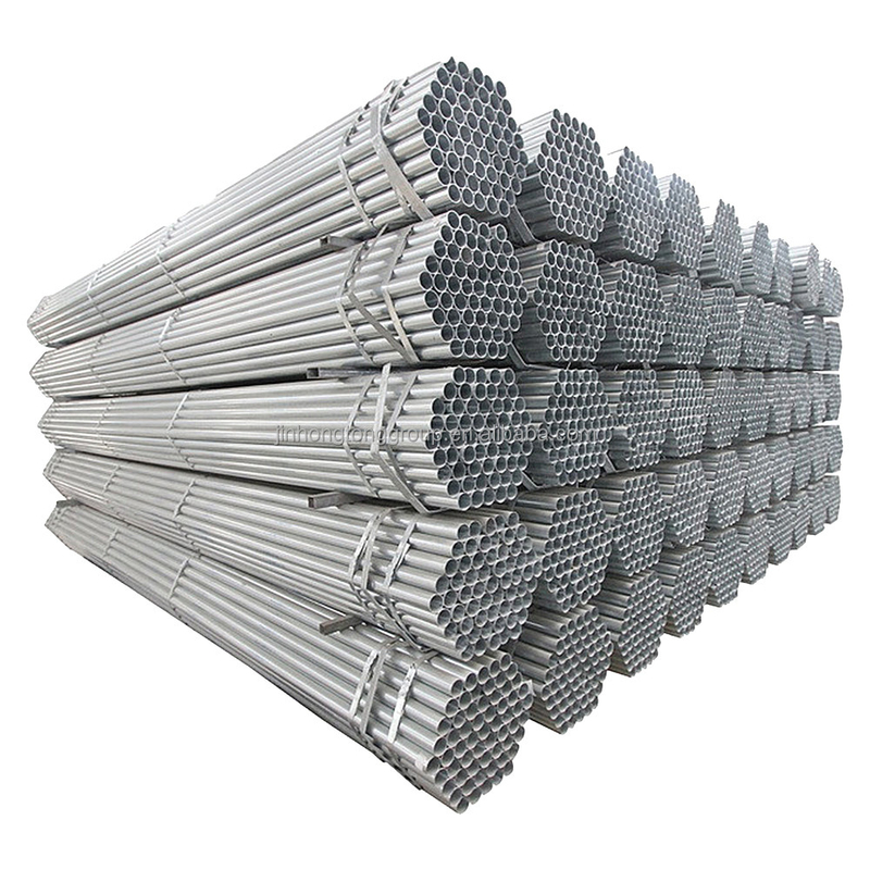 ASTM A53 Gr.B DN350 Горяче погруженный 1/2 3/4 1 2 1.5 6 дюймовый GI цинковый круглый трубный предварительный оцинкованный стальной труб для структурной поддержки