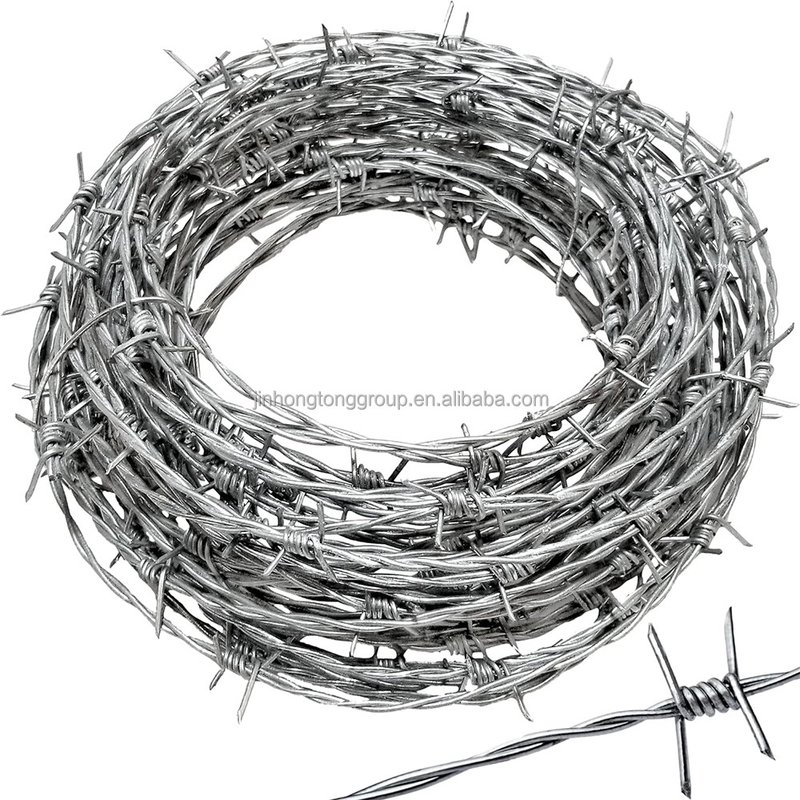 TUV Certified ASTM 6 8 9 10 12 14 18 20 Горяче оцинкованная колючая проволока с сертификацией
