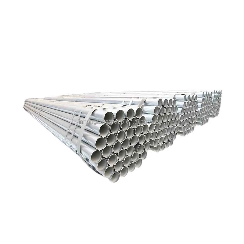 Стальная конструкция ASTM A36 Q235 Круглая оцинкованная стальная труба с сертификатом CE и цинковой покрытием 200-700 г/кв.м.
