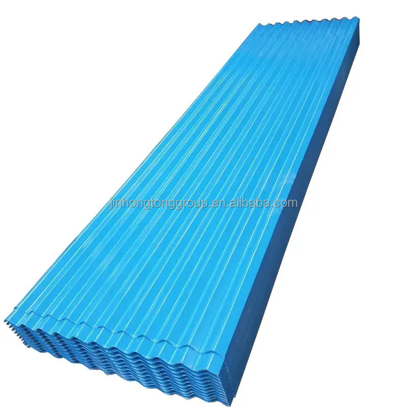 Строительный материал SGCC/SGCD/SGCE/DX51D/DX52D/S250GD/S280GD ASTM A792 Цветная покрытая гальвалюмной гофрированной металлической кровлей