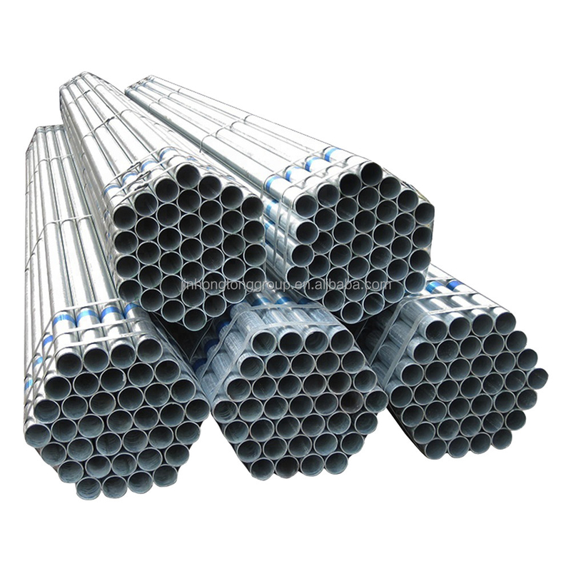 Структура конструкции Astm S235 48,3 мм оцинкованная стальная круглая труба длиной 12 м